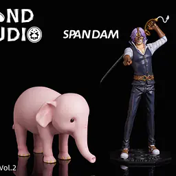 Stand - Spandam and Fukurou StatueCorp