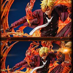 Fantasy - Sanji vs Queen StatueCorp