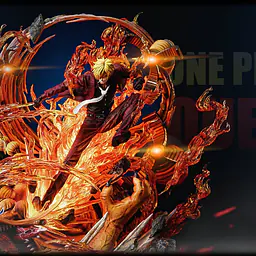 Fantasy - Sanji vs Queen StatueCorp