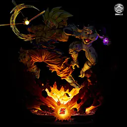 Figure Class x Oracle - SSJ Goku vs Frieza 6
