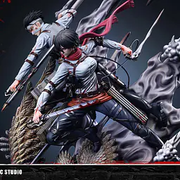 LC - Mikasa and Levi vs Founding Titan 6