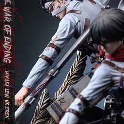 LC - Mikasa and Levi vs Founding Titan 9