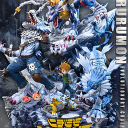 T-Rex - Garurumon Evolution 1