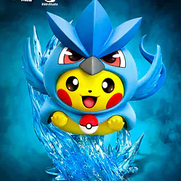 EGG - Pikachu cos Moltres, Zapdos and Articuno 3