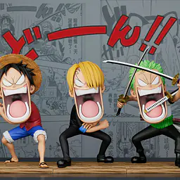 Vaga - Luffy, Sanji and Zoro 4