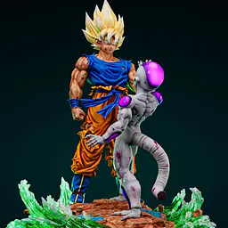 Figure Class x Oracle - SSJ Goku vs Frieza 6