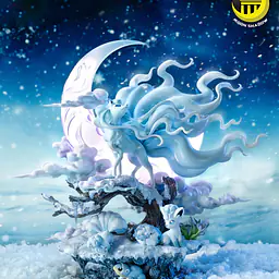 Moon Shadow - Ice Ninetails and Vulpix 1