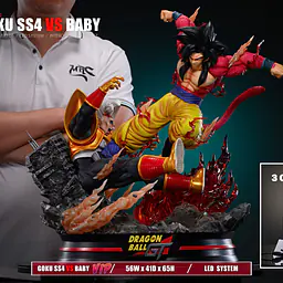 MAD - SSJ4 Goku vs Baby Vegeta 5