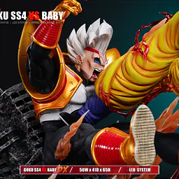 MAD - SSJ4 Goku vs Baby Vegeta 3