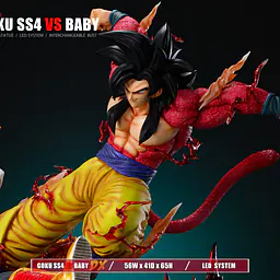 MAD - SSJ4 Goku vs Baby Vegeta 2