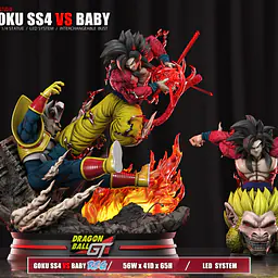 MAD - SSJ4 Goku vs Baby Vegeta 7