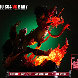 MAD - SSJ4 Goku vs Baby Vegeta 9