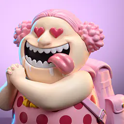 Licking Dog - Big Mom 6