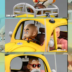 DB - Roshi, Goku and Krillin 5
