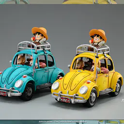 DB - Roshi, Goku and Krillin 4
