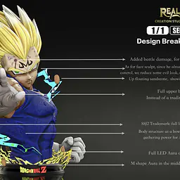 Real Creation - Majin Vegeta 2