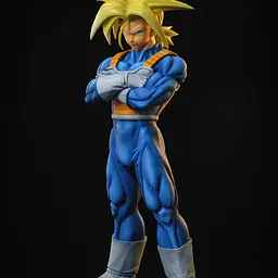 Sculpting Soul - SSJ Trunks 9