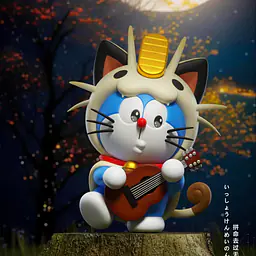 Kipi - Doraemon cos Meowth 1