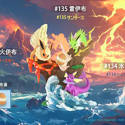 JB - Vaporeon, Jolteon and Flareon 2