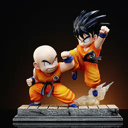 Kylin - Kid Goku and Krillin 1