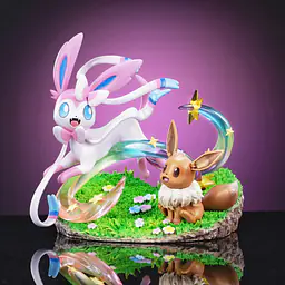 Digital Monster - Sylveon and Eevee 1