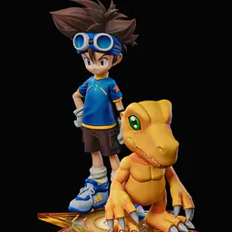 Funbox - Taichi Yagami and Agumon 2