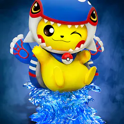 EGG - Pikachu cos Kyogre, Groudon and Rayquaza 1