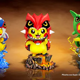 EGG - Pikachu cos Kyogre, Groudon and Rayquaza 4
