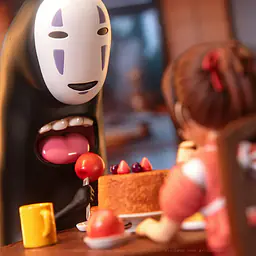Wu Yu - Chihiro and No-Face 7