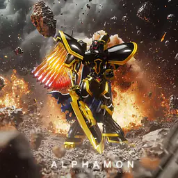 Digital Toy - Alphamon 1