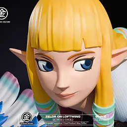 Kintsukuroi - Princess Zelda On Loftwing Skyward Sword 2
