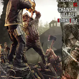 Prime 1 - Leon Scott Kennedy vs Chainsaw Villager 3