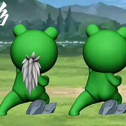 Ying - Frog Team Jiraiya, Nagato, Yahiko and Konan 4