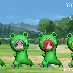 Ying - Frog Team Jiraiya, Nagato, Yahiko and Konan 1