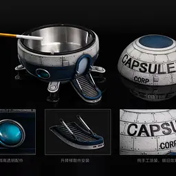 Iron - Capsule Corporation Spaceship 2