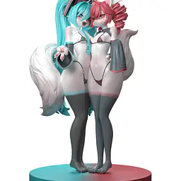 Zhu Yi Wan Jia - Hatsune Miku and Kasane Teto 3