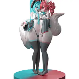 Zhu Yi Wan Jia - Hatsune Miku and Kasane Teto 4
