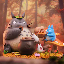 Long Miao - Totoro Family 5