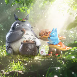 Long Miao - Totoro Family 1