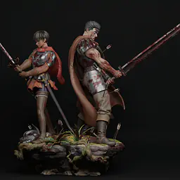 Player 1 - Guts and Casca 20