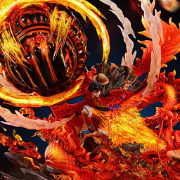 RanDian - Luffy vs Fire Dragon 4