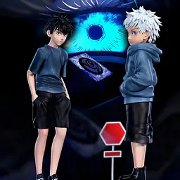 Wu Yu - Kid Gojo and Megumi 7