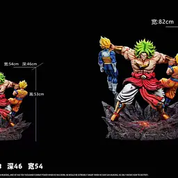 Yi Shou - Broly vs Goku and Vegeta 11