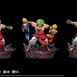 Yi Shou - Broly vs Goku and Vegeta 10