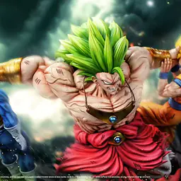 Yi Shou - Broly vs Goku and Vegeta 4