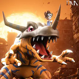 DMX - Greymon and Taichi Yagami 4