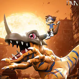 DMX - Greymon and Taichi Yagami 6