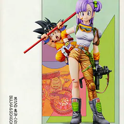 Infinite - Bulma and Kid Goku 1