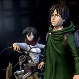Model Power - Eren, Armin and Mikasa 2