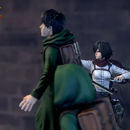 Model Power - Eren, Armin and Mikasa 4
